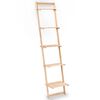 vidaXL Ladder Wall Shelf Cedar Wood 41.5x30x176 cm