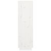 vidaXL Highboard White 38x35x117 cm Solid Wood Pine