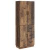 vidaXL Cabinet Set 2 pcs Old Wood Engineered Wood
