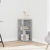 vidaXL Corner Cabinet Concrete Grey 33x33x67 cm Engineered Wood