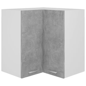 vidaXL Hanging Corner Cabinet Lyon Concrete Grey 57x57x60 cm Engineered Wood