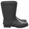 vidaXL Rain Boots Black Size 46 PVC