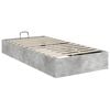 vidaXL Ottoman Bed Frame Concrete Grey 90 x 200 cm Engineered Wood