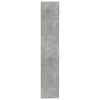 vidaXL Storage Cabinet Concrete Grey 80x42.5x225 cm Engineered Wood
