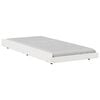 vidaXL Bed Frame White 80 x 200 cm Solid Pine wood