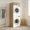 vidaXL Wash Machine Cabinet with Door Artisan Oak 67.5 x 68 x 200 cm