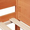 vidaXL Bed Frame without Mattress Wax Brown 80x200 cm Solid Wood Pine