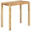 vidaXL Bar Table 112x60x108 cm Rough Mango Wood