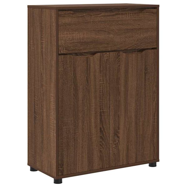 vidaXL Bathroom Cabinet Brown Oak 72.5 x 36.5 x 100 cm Engineered Wood