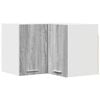 vidaXL Hanging Cabinet Grey Sonoma and White 57 x 57 x 40 cm