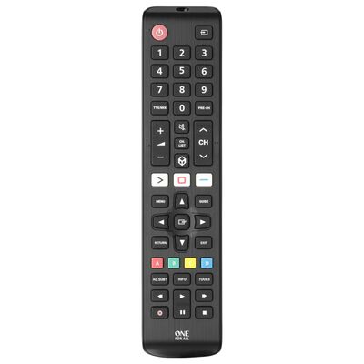 One For All TV Replacement Remote Control Samsung Black