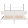 vidaXL Bookcase Bed without Mattress White 120x200 cm Solid Wood Pine
