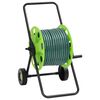 vidaXL Green Hose Reel Cart with 30 m Hose PVC