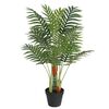vidaXL Artificial Palm Tree with 3 Trunks Green 85 cm PP