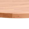 vidaXL Table Top &Oslash;50x4 cm Round Solid Wood Beech