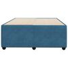 vidaXL Bed Frame without Mattress Blue 120x200 cm Velvet