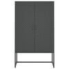 vidaXL Highboard Anthracite 80x35x135 cm Steel