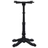 vidaXL Bistro Table Leg Black 52x52x72 cm Cast Iron
