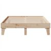 vidaXL Bed Frame without Mattress 160x200 cm Solid Wood Pine
