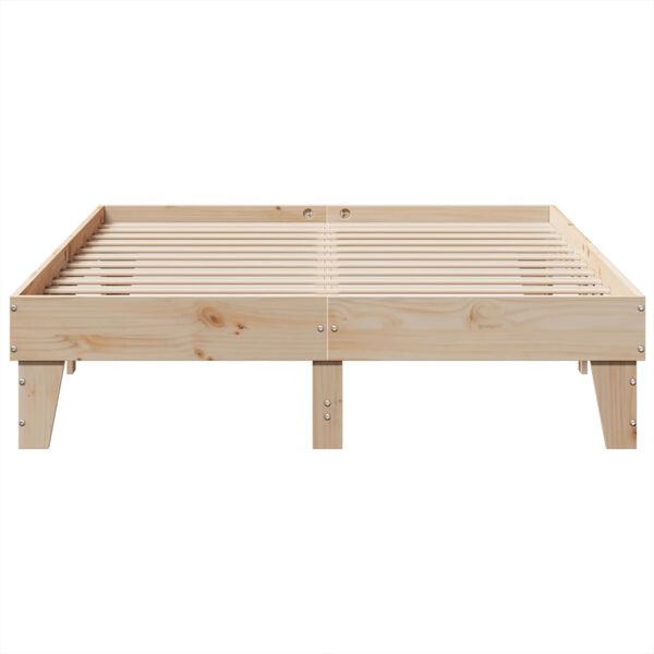 vidaXL Bed Frame without Mattress 160x200 cm Solid Wood Pine