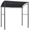 vidaXL BBQ Gazebo | Anthracite | Steel | 215x150x220 cm | UV-resistant