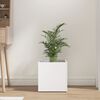 vidaXL Planter Box White 40x40x40 cm Engineered Wood
