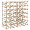 vidaXL Wine Rack for 42 Bottles Solid Pinewood