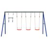 vidaXL Outdoor Swing Set with Swings and Trapeze
