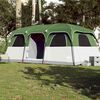vidaXL Family Tent Cabin 10-Person Green Waterproof