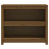 vidaXL Book Cabinet Honey Brown 80x35x68 cm Solid Wood Pine