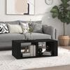 vidaXL Coffee Table Black 100x50x36 cm Engineered Wood