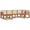 vidaXL Outdoor Sofa Set 6 pcs Natural