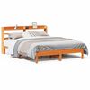 vidaXL Bed Frame without Mattress Wax Brown 160x200 cm Solid Wood Pine