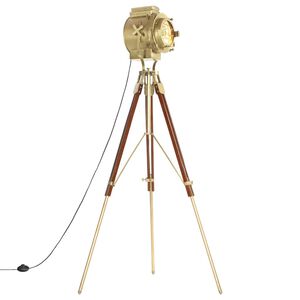 vidaXL Tripod Floor Lamp Solid Mango Wood 193 cm