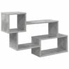 vidaXL Floating Shelf Wall-Mounted Grey 87 x 20 x 55 cm