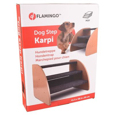 FLAMINGO Dog Step Karpi 41.5x38.5x30 cm Grey