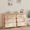 vidaXL Sideboard 140x35x80 cm Solid Wood Pine