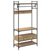 vidaXL Wardrobe Artisan oak 89 x 39 x 184.5 cm Engineered wood