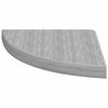 vidaXL Wall Corner Shelf Concrete Grey 35x35x3.8 cm MDF