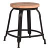 LABEL51 Stool Delhi 37x37x47 cm Black