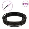 vidaXL Leather Cord Dark Brown &Oslash;2 mm x 50 m Leather