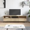 vidaXL TV Cabinet Sonoma Oak 150x30x44.5 cm Engineered Wood