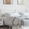 vidaXL Metal Replace Headboard White 200 cm