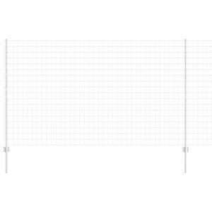 vidaXL Welded Wire Fence 10 x 1.4 m (W x H) Hot-Dip Galvanised Steel