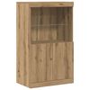 vidaXL LED Sideboard Brown 60 x 37 x 100 cm Engineered Wood