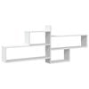 vidaXL Wall Shelf White 167.5x18x68 cm Engineered Wood