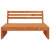 vidaXL Garden Middle Sofa Solid Pine Wood Wax Brown 120 x 95 x 69 cm