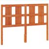 vidaXL Headboard Wax Brown 135 cm Solid Wood Pine
