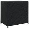 vidaXL Outdoor Swing Cover Black