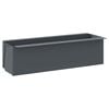 vidaXL Flower Boxes for Euro Pallets 12 pcs Grey 36x13.5x9.5 cm PP